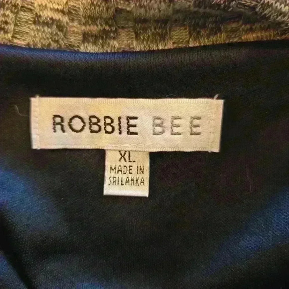 Robbie Bee Womens Relaxed A Line 3/4 Sleeve Cowl Neck Sweater Dress Size XL - Picture 7 of 8